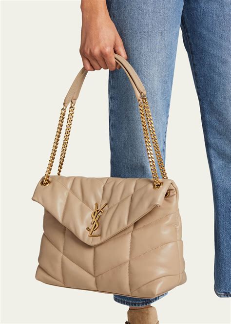 ysl loulou bag medium size|YSL loulou puffer bag large.